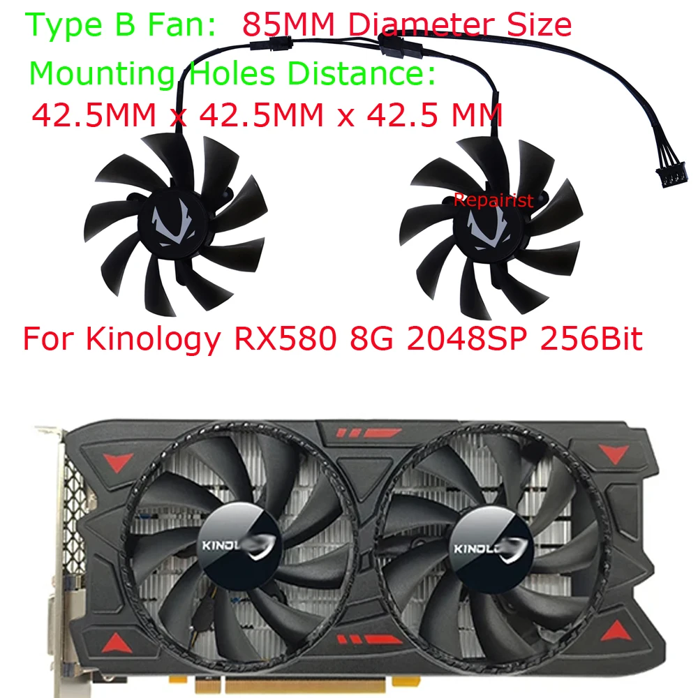2Pcs/Set,XY-D09015B,Graphics G - огляд і ціна Rx 580 8Gb 2048Sp Gpu